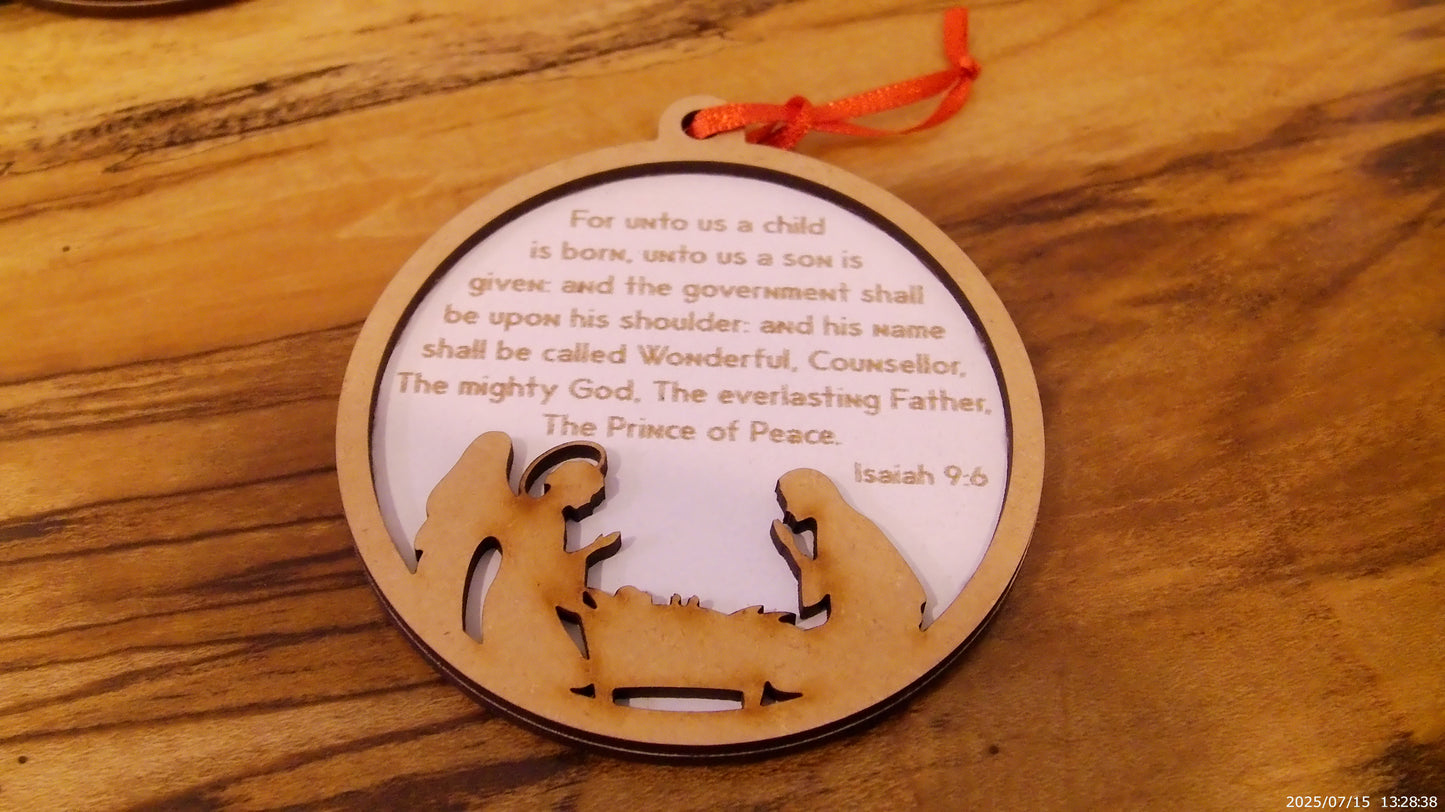 Bible Verse Ornaments
