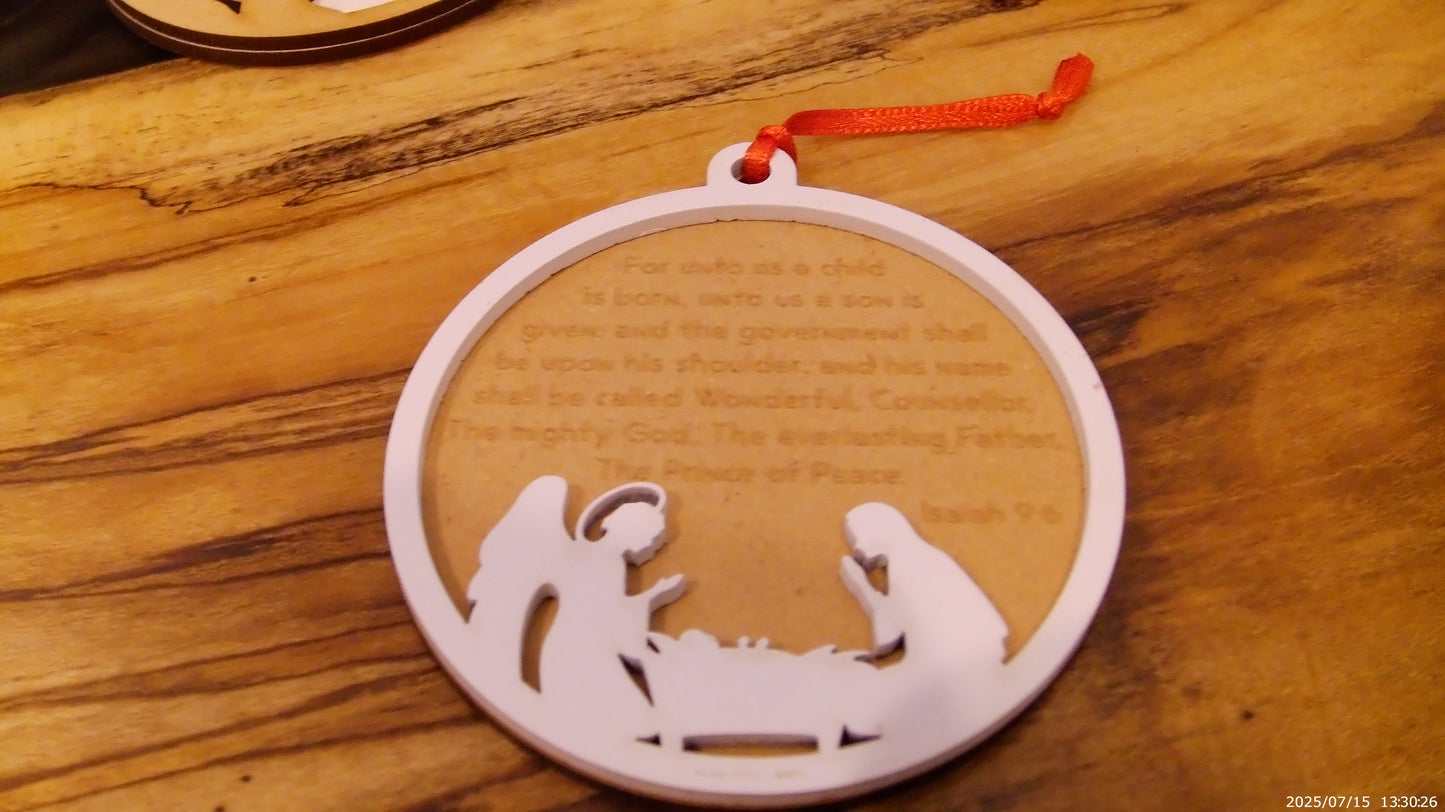 Bible Verse Ornaments
